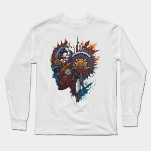 Fusion of man and machine Long Sleeve T-Shirt